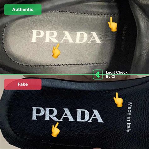 real vs fake prada shoes|how to authenticate prada shoes.